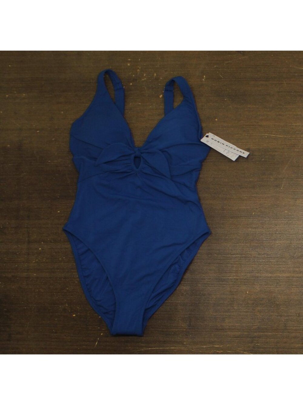 Robin Piccone Ava Knot One Piece Swimsuit 251716 Lapis Blue 10